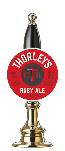 Ruby Ale brewed Thorleys Craft Beers